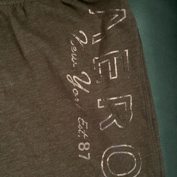 BROWN AÉROPOSTALE TWO PIECE FLEECE TRACK SUIT| Small/Large - Picture 2 of 8